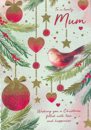 Picture of LOVELY MUM CHRISTMAS CARD